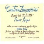 Zaccagnini Pinot Grigio Label Adel