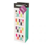 Champagne Flute Congrats Wine Gift Bag