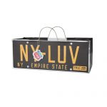 NY License Plate Wine Gift Bag