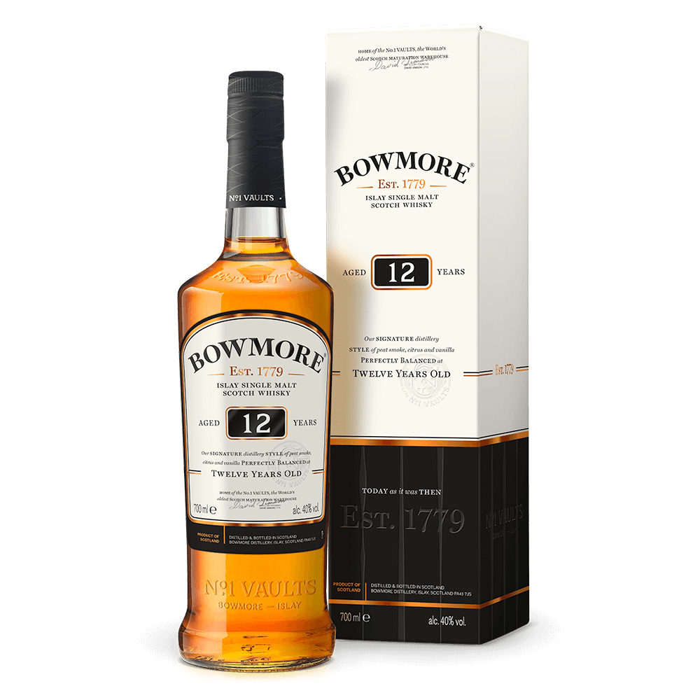 Bowmore 12 Year Old Whiskey