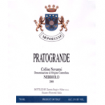 Monsecco Pratogrande Nebbiolo Colline Novaresi Label