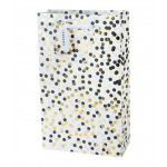 True Tuxedo Dot Double Wine Giift Bag